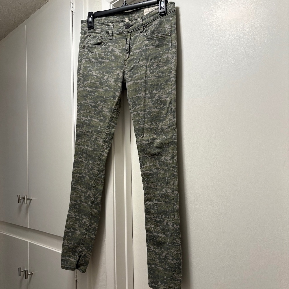 Pixel camo Rag & Bone skinny jeans - size 27/  29